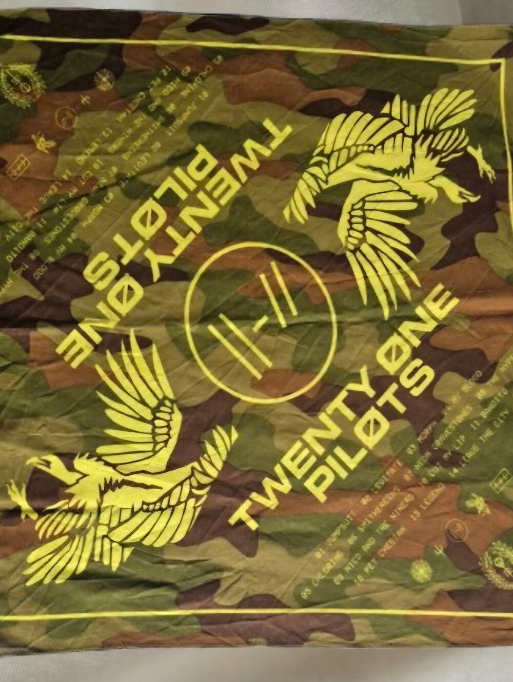 Twenty One Pilots Trench Bandana Second Leg Of Trench Tour 2017 - Picture 10 of 11